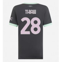 Camisa de time de futebol AC Milan Malick Thiaw #28 Replicas 3º Equipamento Feminina 2024-25 Manga Curta